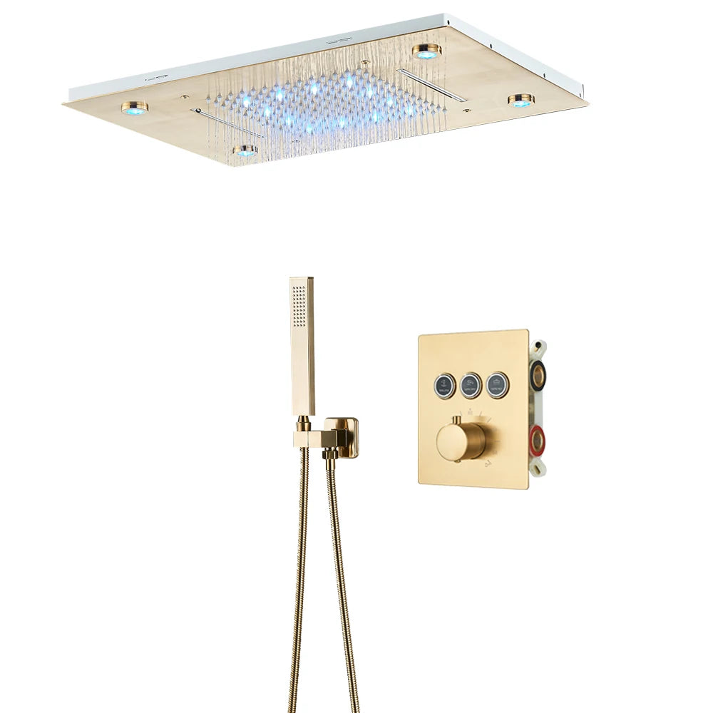 Colonne de douche encastrable plafond - AquaZenith