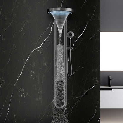 colonne de douche hydromassante haut de gamme - AquaZenith