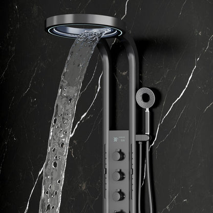 colonne de douche hydromassante haut de gamme - AquaZenith