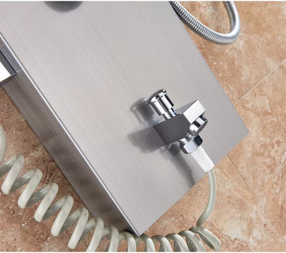 colonne de douche thermostatique hydromassante - AquaZenith