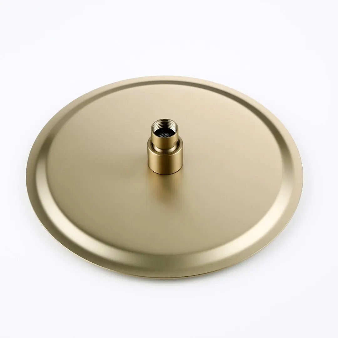Colonne de douche thermostatique or brossé - AquaZenith