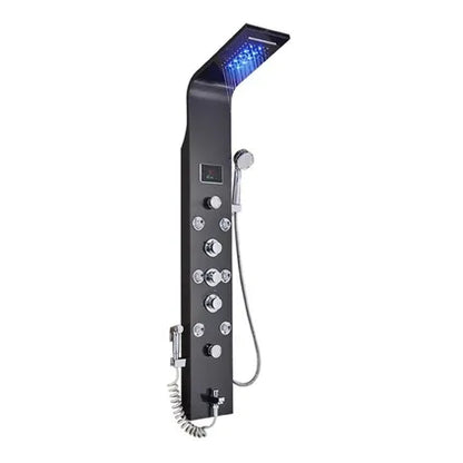 colonne de douche thermostatique hydromassante - AquaZenith