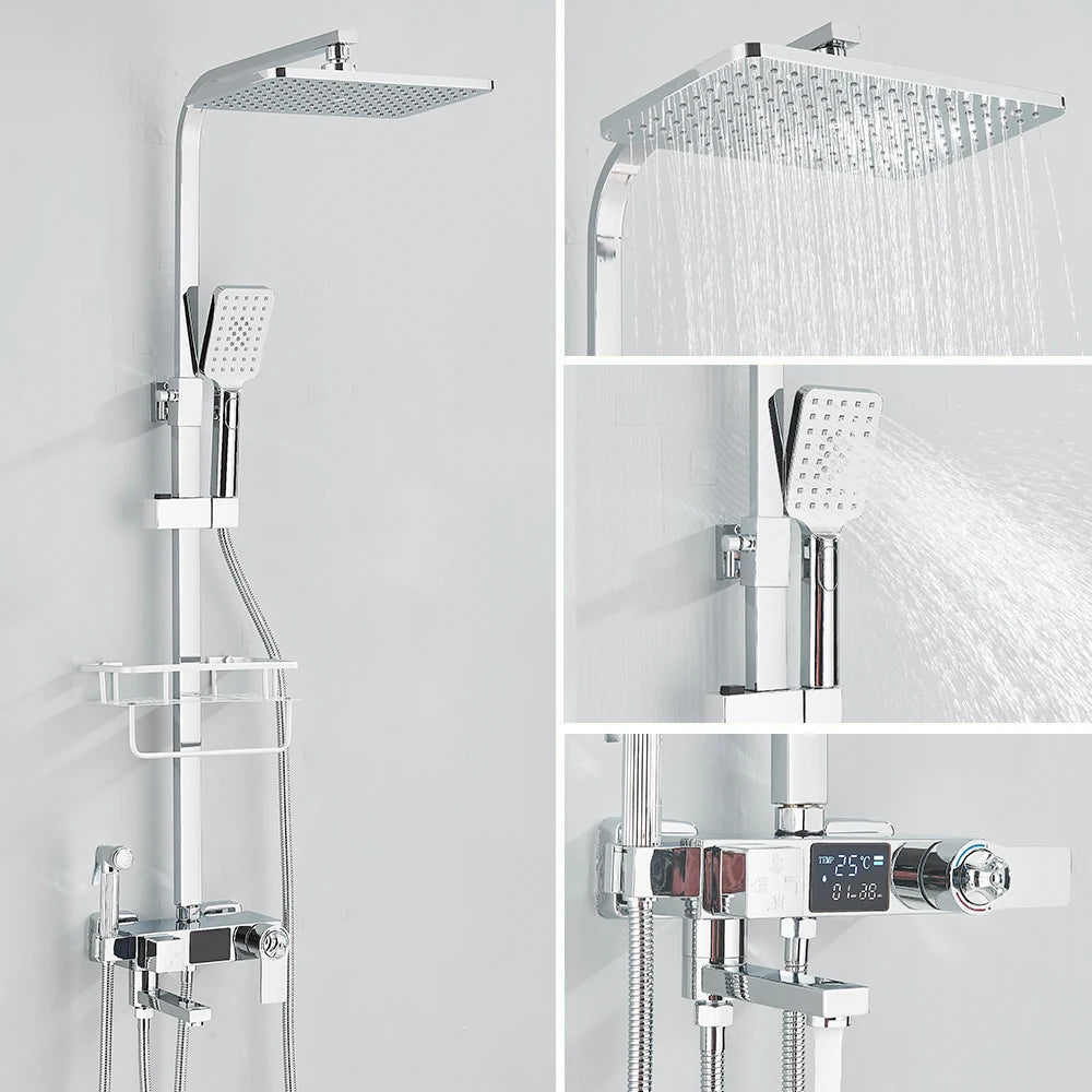 Robinet thermostatique colonne de douche - AquaZenith