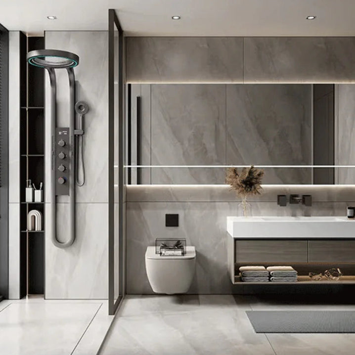 colonne de douche hydromassante haut de gamme - AquaZenith