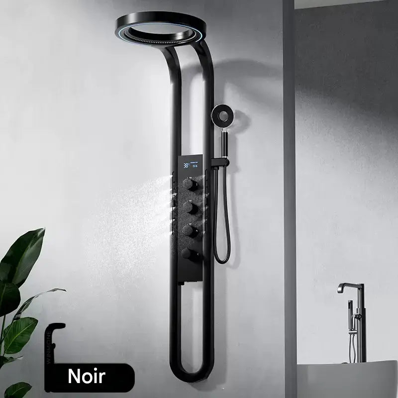 colonne de douche hydromassante haut de gamme - AquaZenith