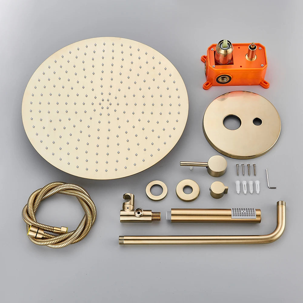 Colonne de douche encastrable thermostatique - AquaZenith