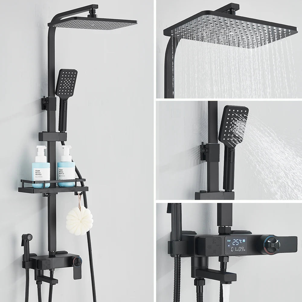 Robinet thermostatique colonne de douche - AquaZenith
