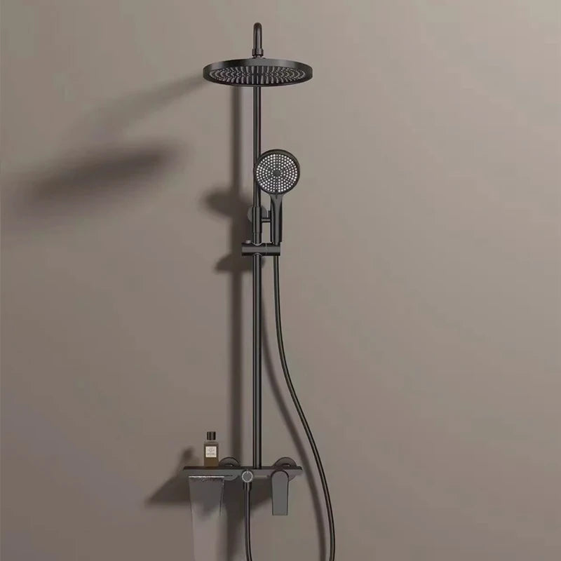 colonne de douche noir mat - AquaZenith