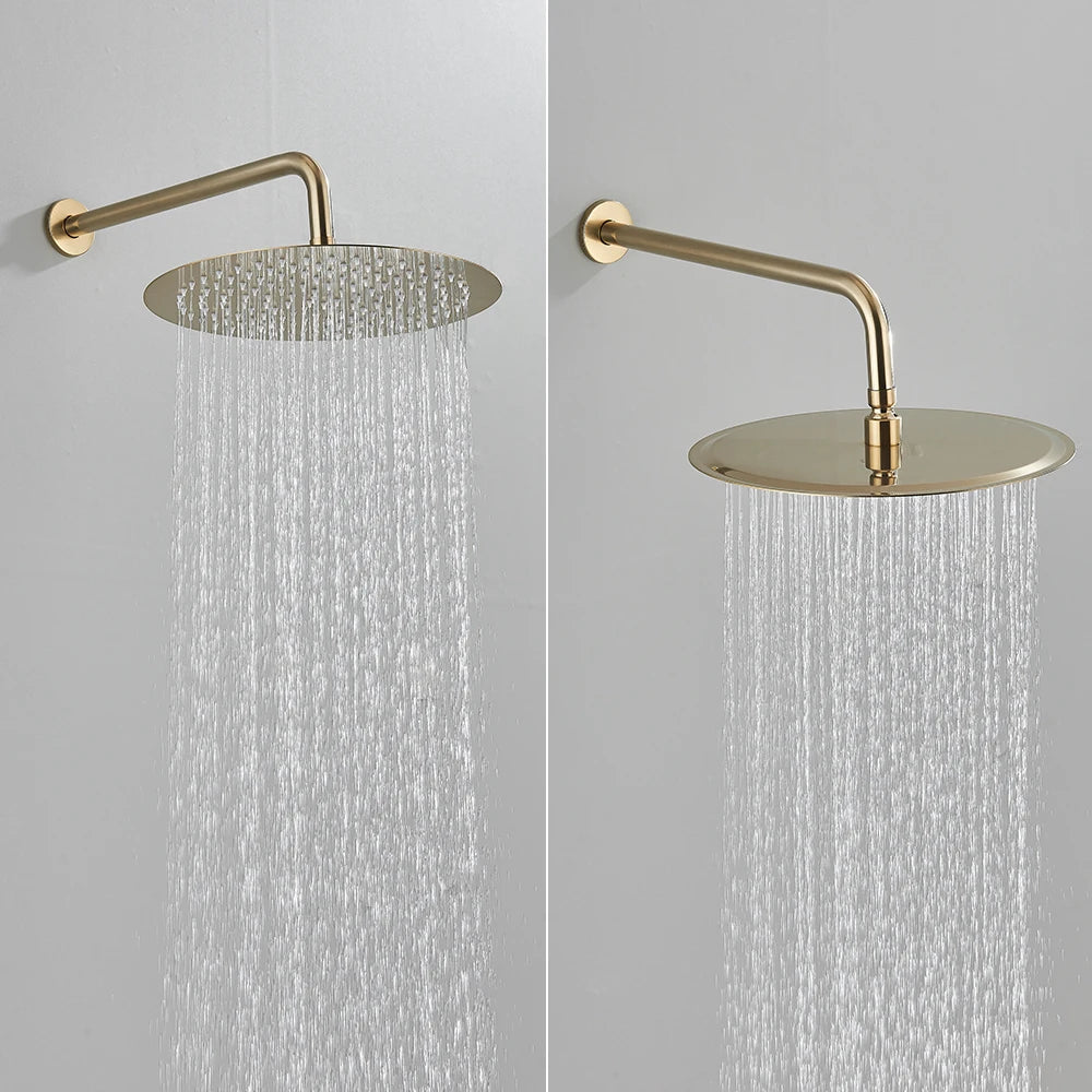 Colonne de douche encastrable thermostatique - AquaZenith