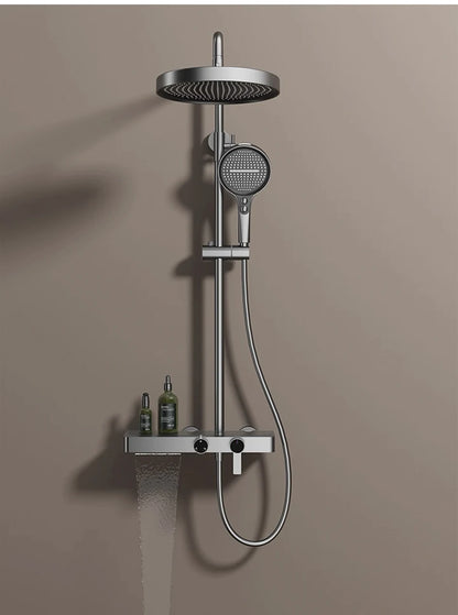 colonne de douche laiton doré - AquaZenith
