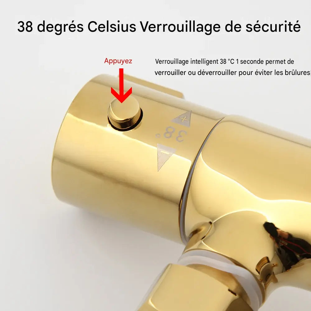 colonne de douche pour baignoire avec robinet - AquaZenith
