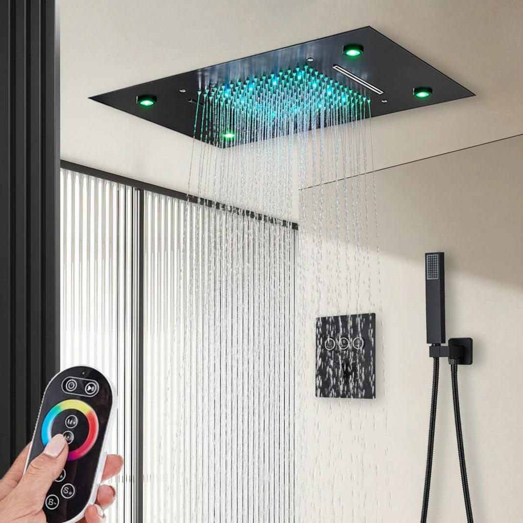 Colonne de douche encastrable plafond - AquaZenith
