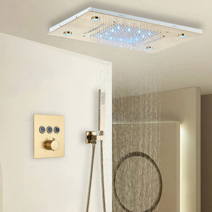 Colonne de douche encastrable plafond - AquaZenith
