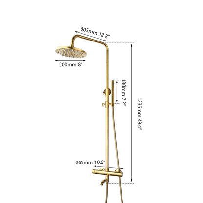 colonne de douche pour baignoire avec robinet - AquaZenith