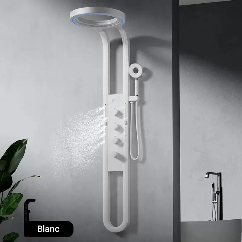 colonne de douche hydromassante haut de gamme - AquaZenith