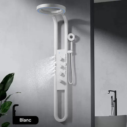 colonne de douche hydromassante haut de gamme - AquaZenith