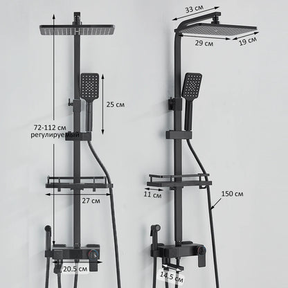 Robinet thermostatique colonne de douche - AquaZenith