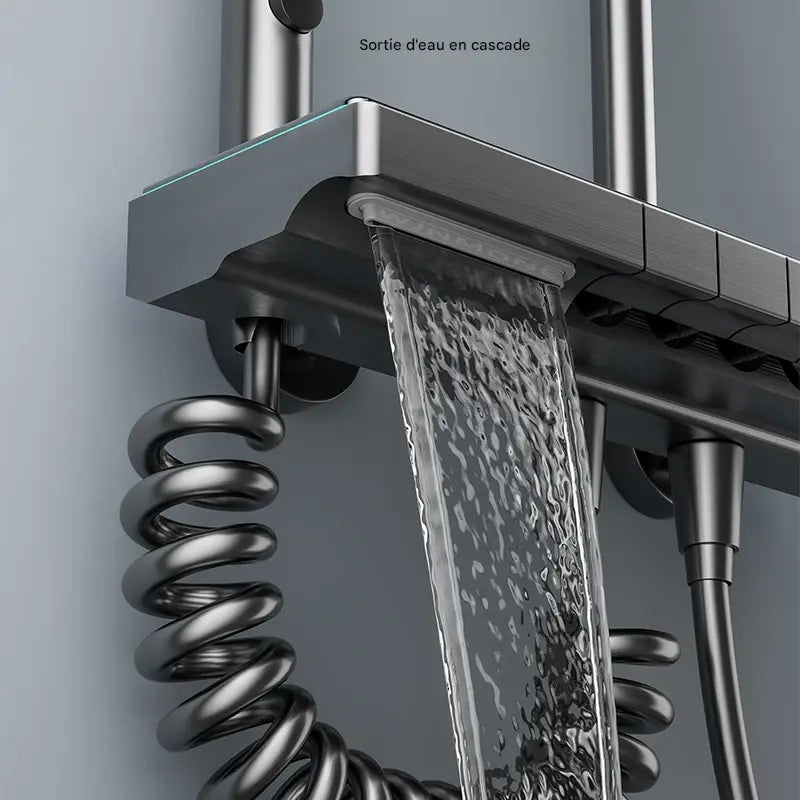 colonne de douche blanche - AquaZenith