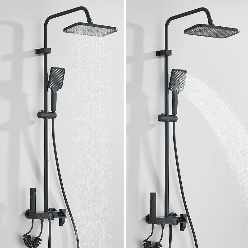 colonne de douche avec mitigeur thermostatique - AquaZenith