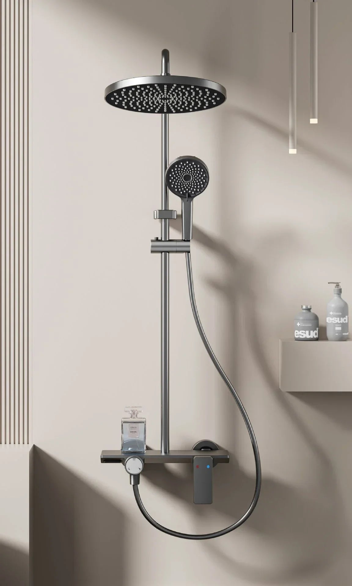 colonne de douche dans baignoire - AquaZenith