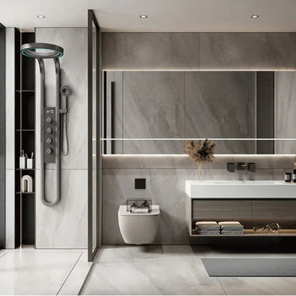 colonne de douche hydromassante haut de gamme - AquaZenith