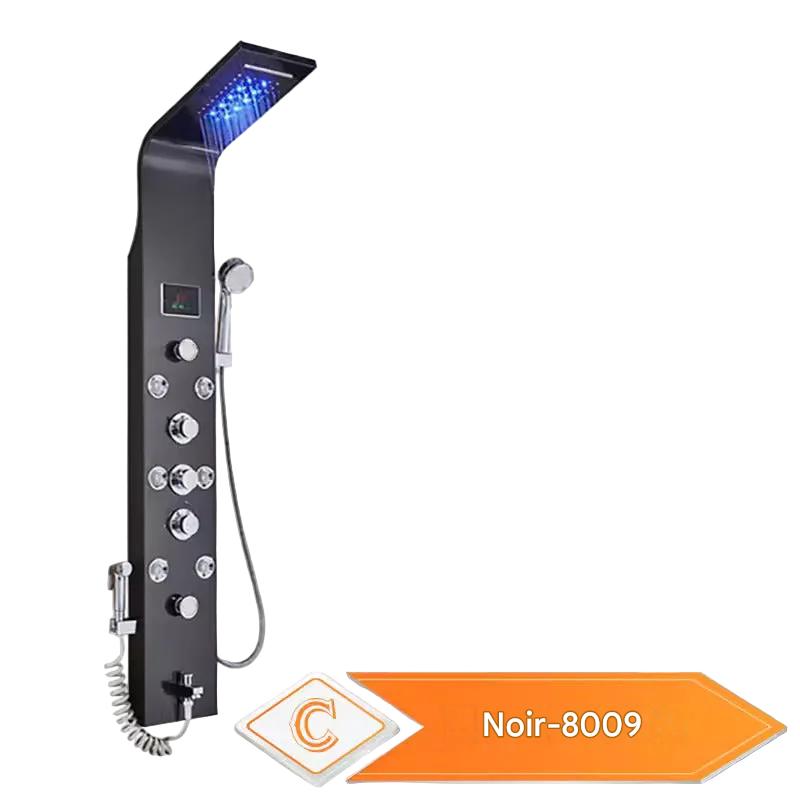 colonne de douche thermostatique hydromassante - AquaZenith