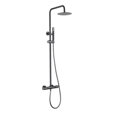 colonne de douche thermostatique noir - AquaZenith